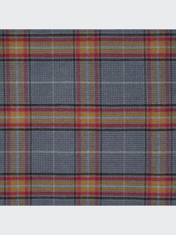 Pleated Checked Skirt