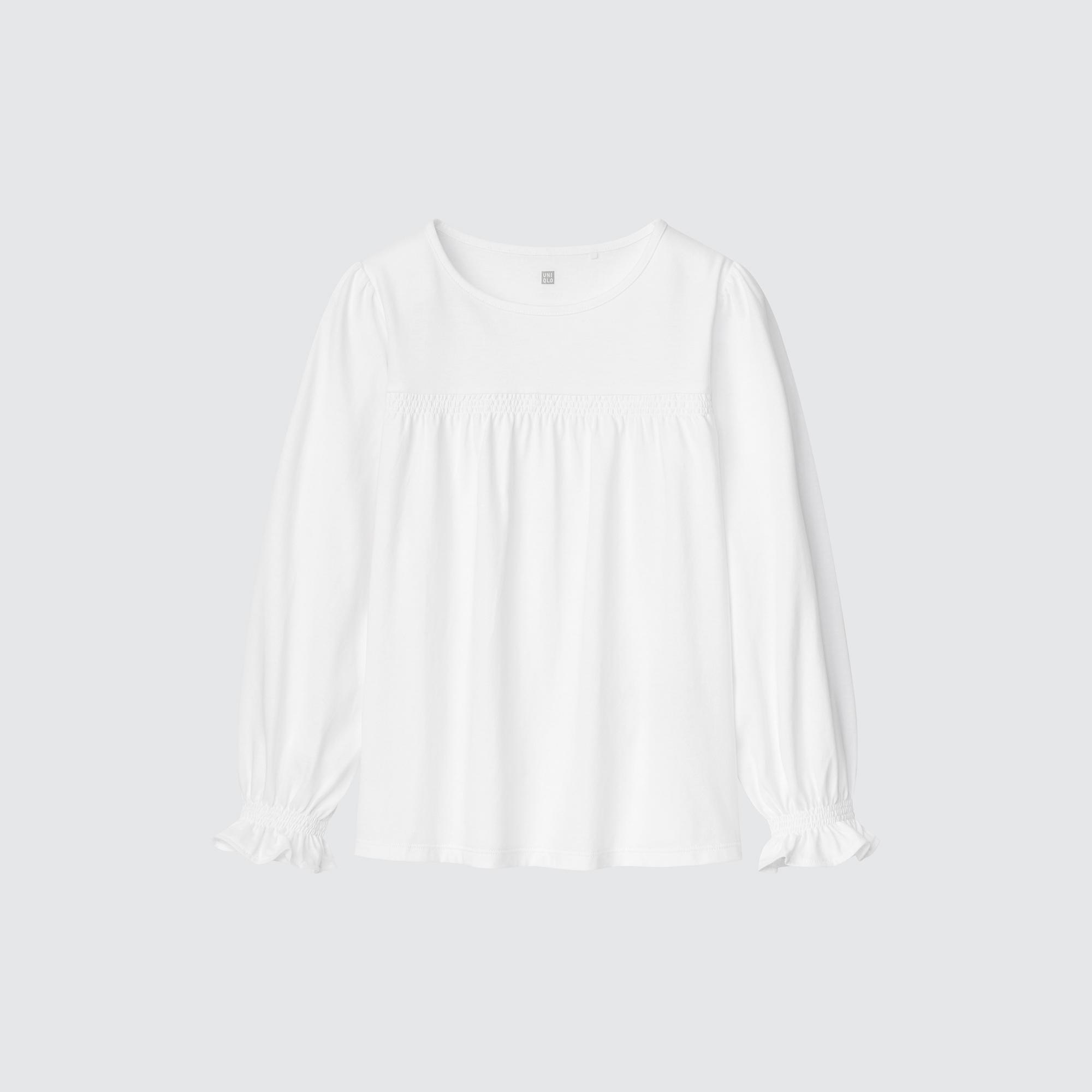 Frilled LongSleeve TShirt UNIQLO US