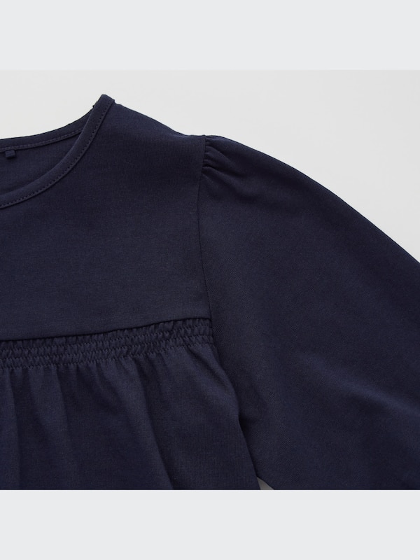 Frilled Long-Sleeve T-Shirt