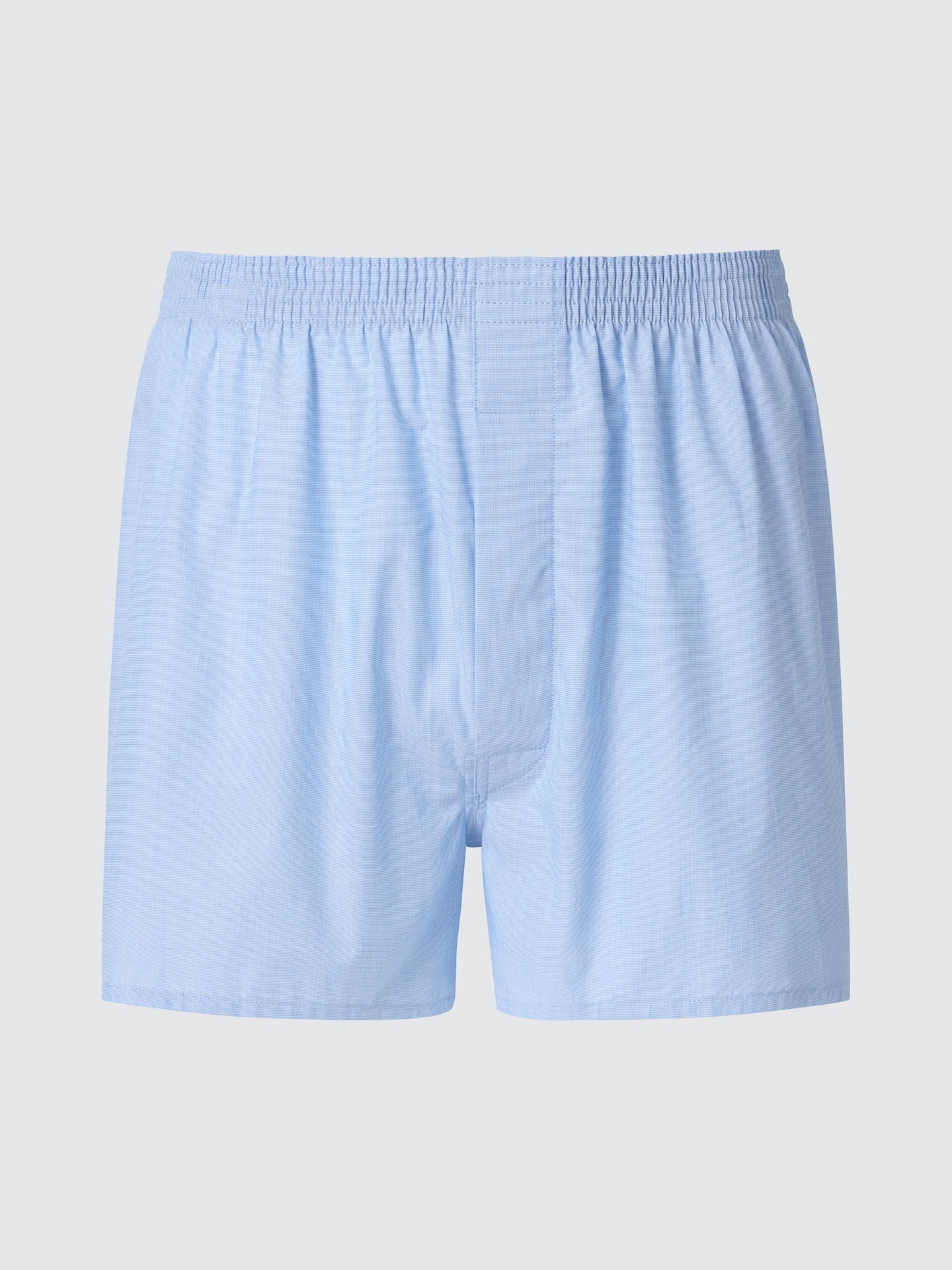 Мужские тканые трусы-боксеры Uniqlo, broadcloth, цвет: Синий — фото 1