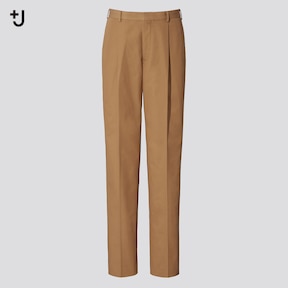 MEN'S +J PLEATED TAPERED PANTS
