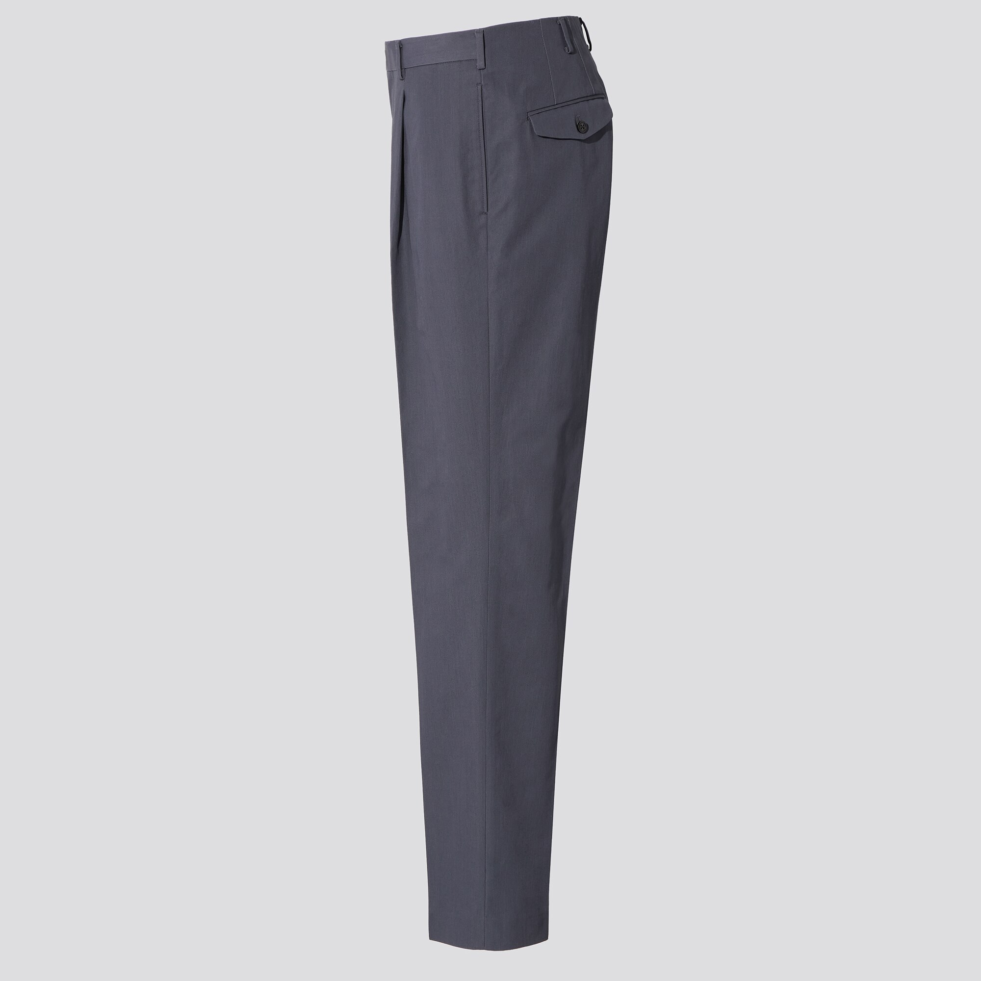 WOMEN'S +J WOOL BLEND TUCKED TAPERED PANTS | UNIQLO ID