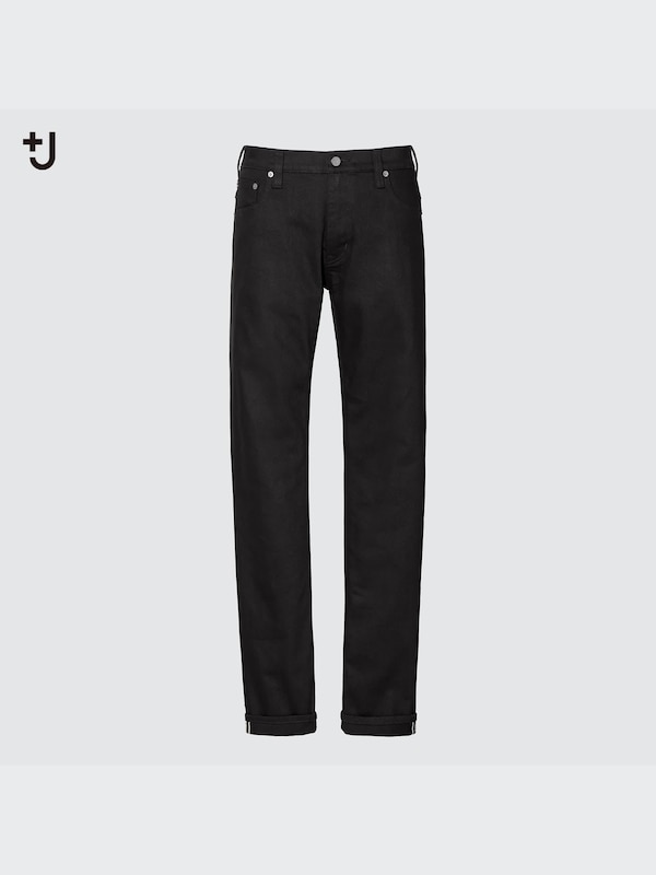 +J Selvedge Slim-Fit Straight Jeans