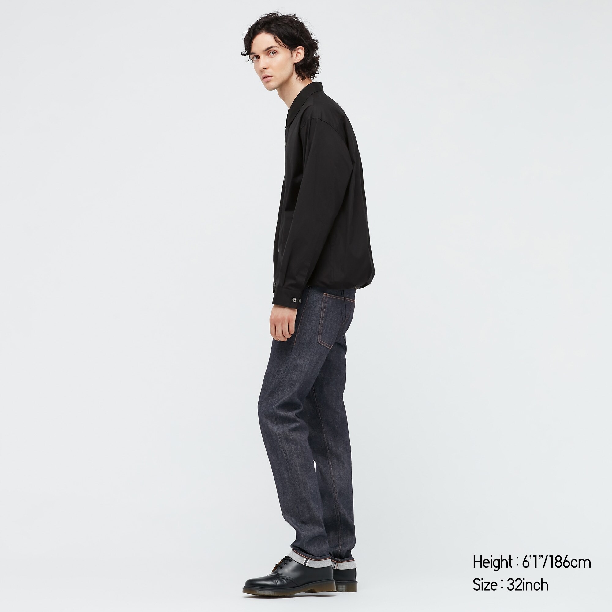 Uniqlo skinny sale selvedge