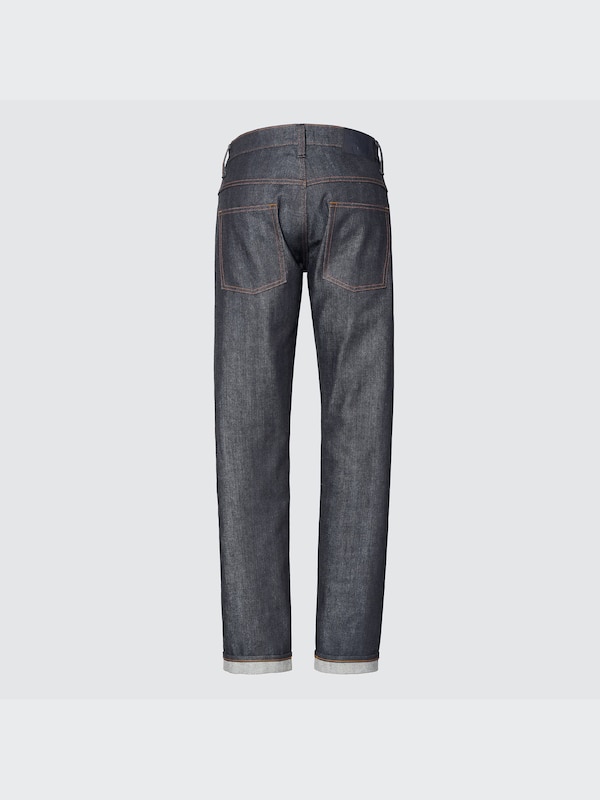 +J Selvedge Slim-Fit Straight Jeans