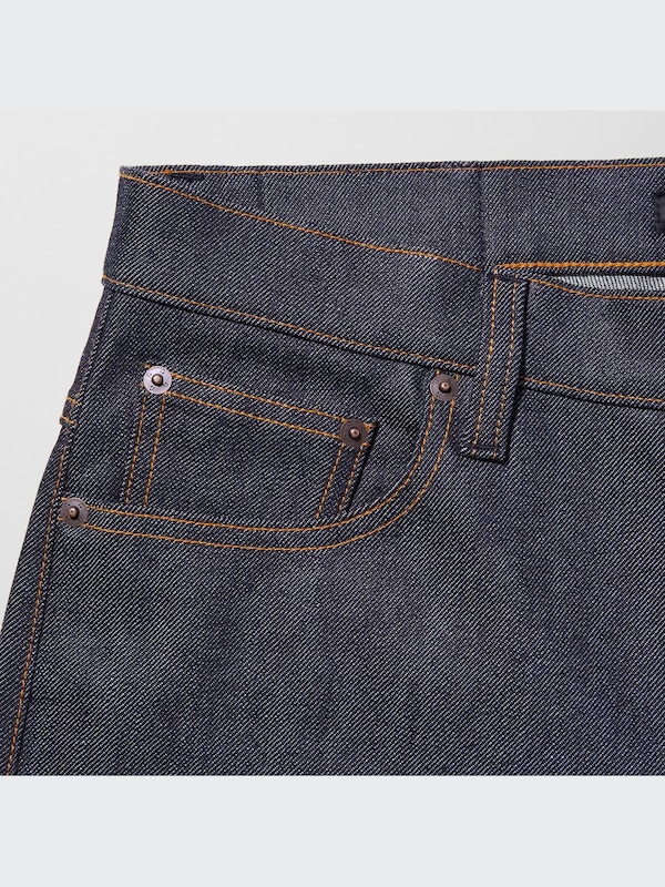+J Selvedge Slim-Fit Straight Jeans