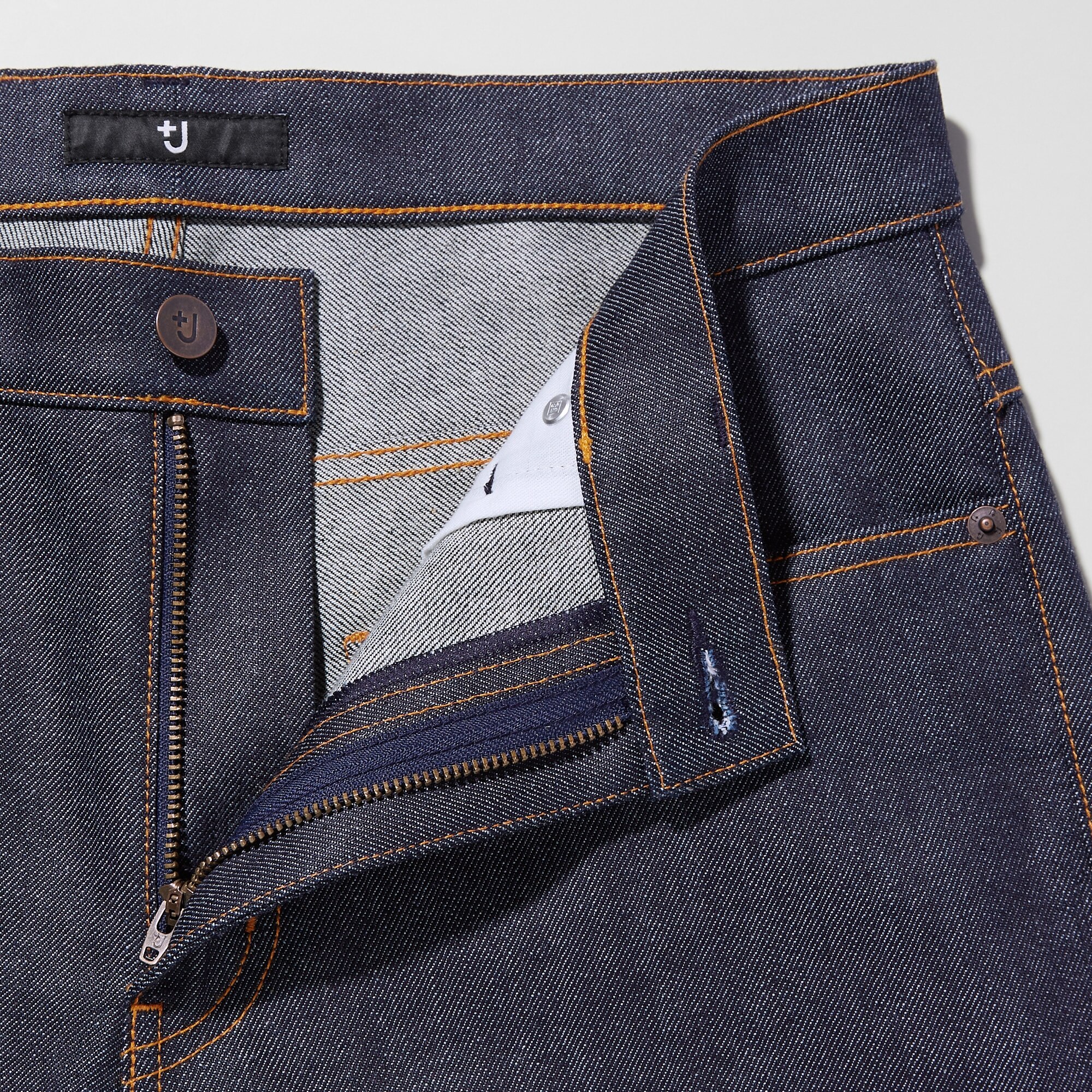 +J SELVEDGE SLIM FIT STRAIGHT JEANS