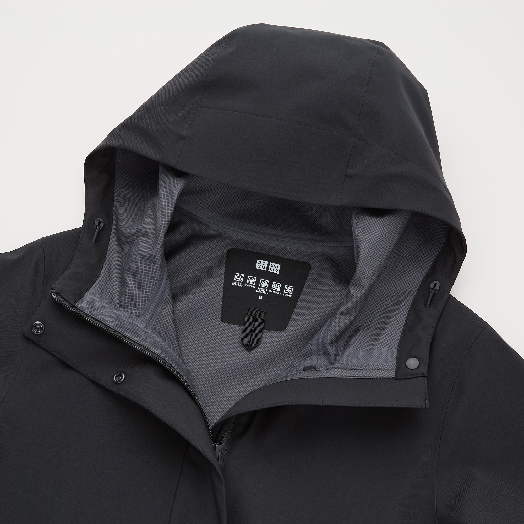 blocktech hooded coat