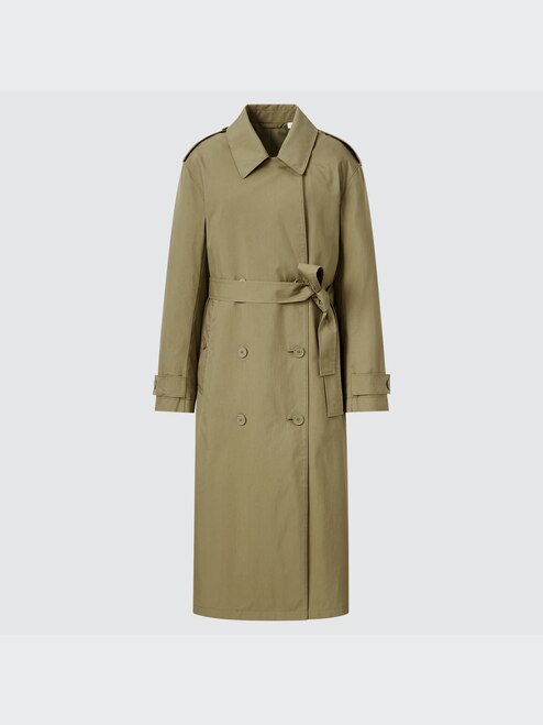 UNITED TOKYOHARD GABARDINE TRENCHCOAT 黒（Gabardine trench coat in 