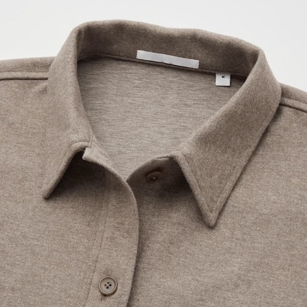 Brushed Jersey Shirt Jacket | UNIQLO US