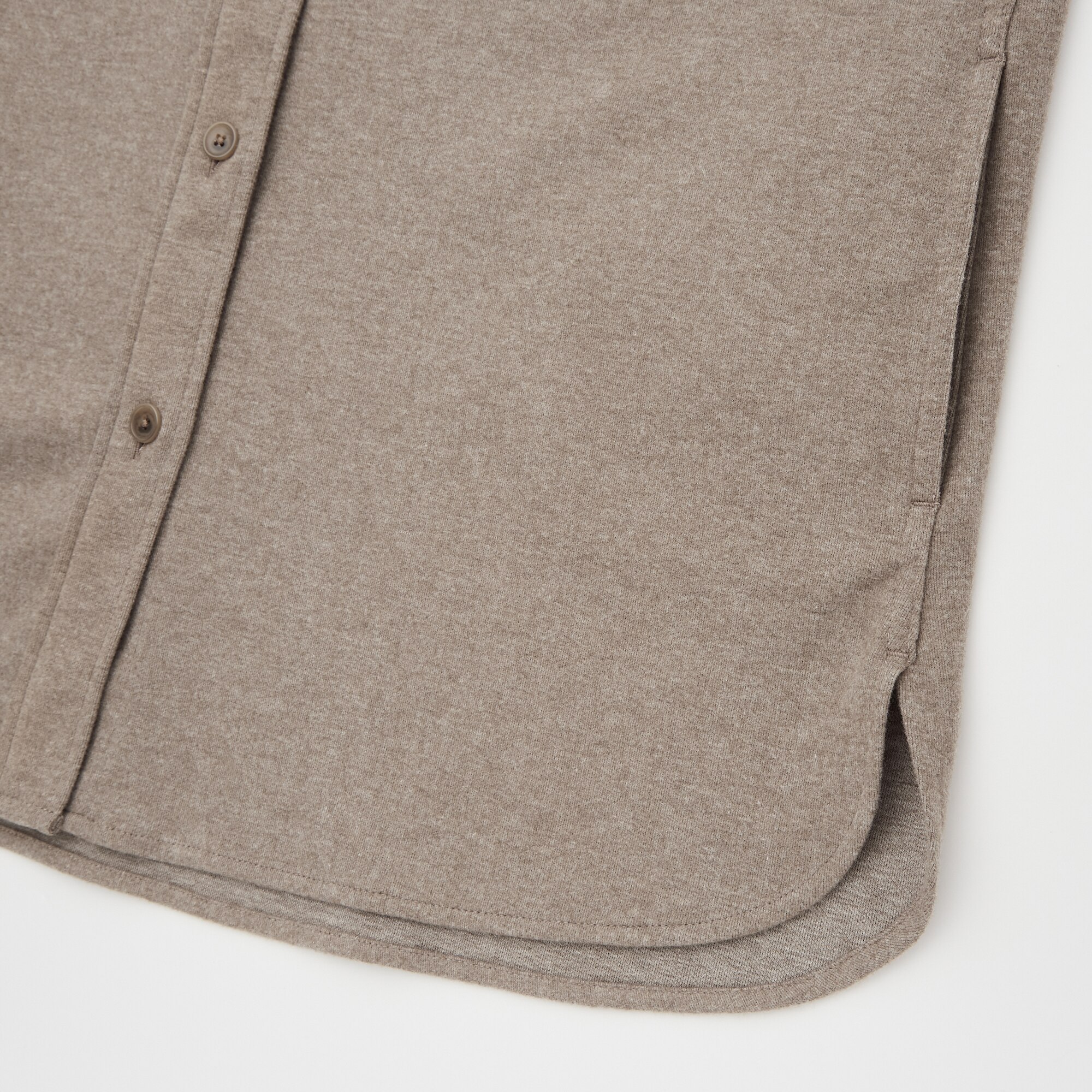 Women Brushed Jersey Shirt Jacket UNIQLO