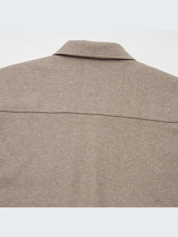 Brushed Jersey Shirt Jacket
