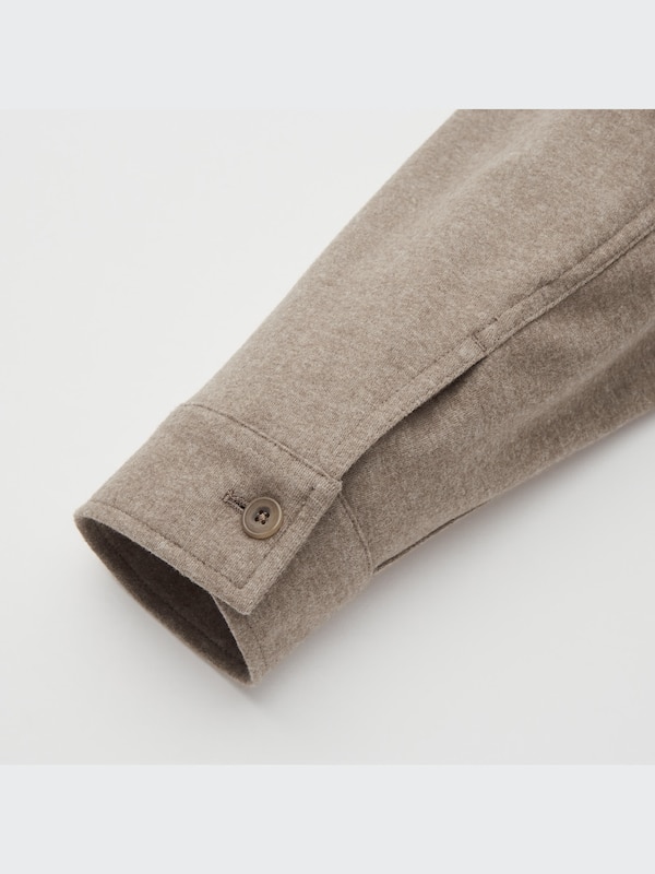 Brushed Jersey Shirt Jacket