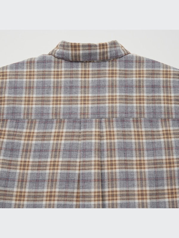 Flannel Plaid Long-Sleeve Shirt