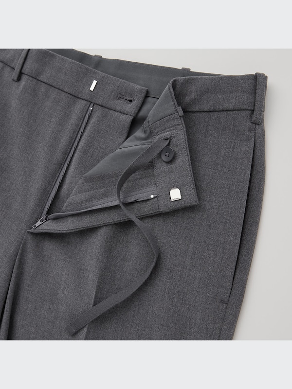 Smart 2-Way Stretch Solid Ankle Pants