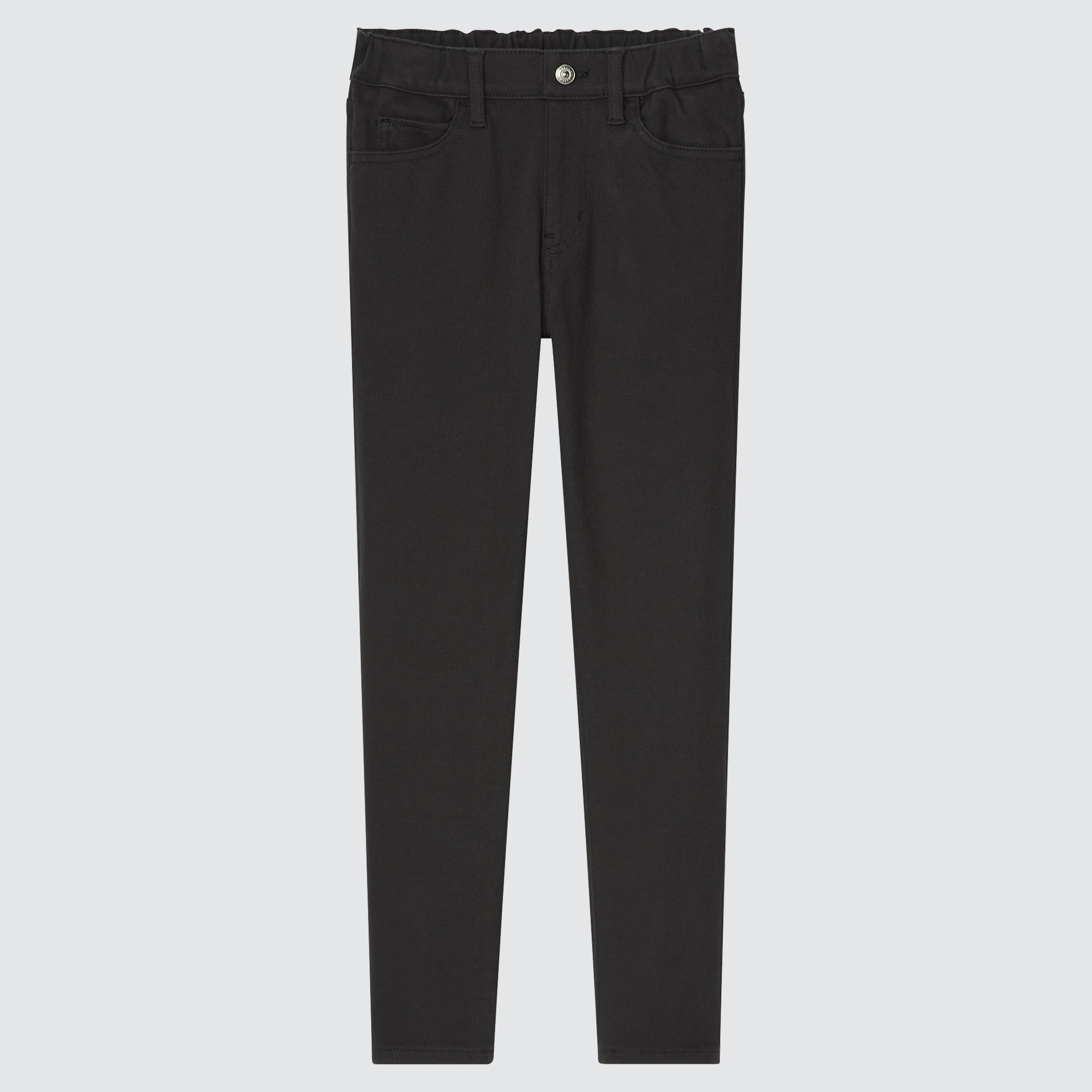 Uniqlo, Bottoms, Uniqlo Heattech Ultra Stretch Slim Fit Black Pants  Pullon Kids Size 56