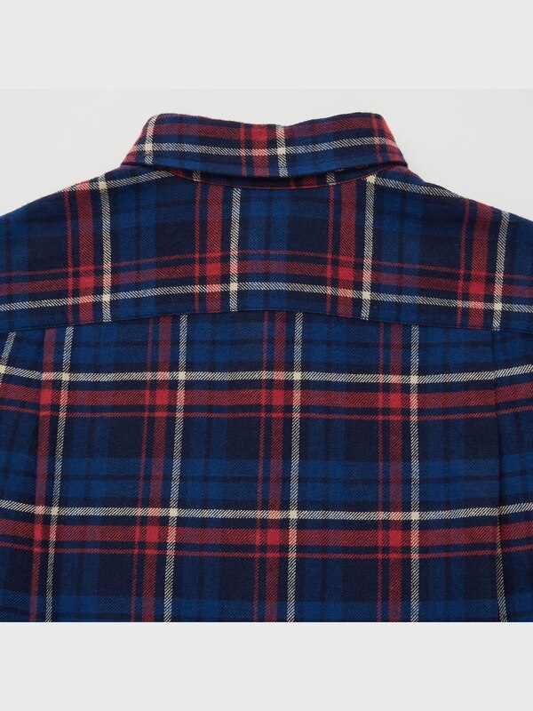 Flannel Plaid Long-Sleeve Shirt