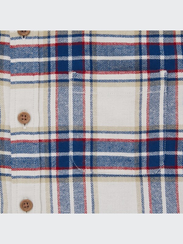 Flannel Plaid Long-Sleeve Shirt