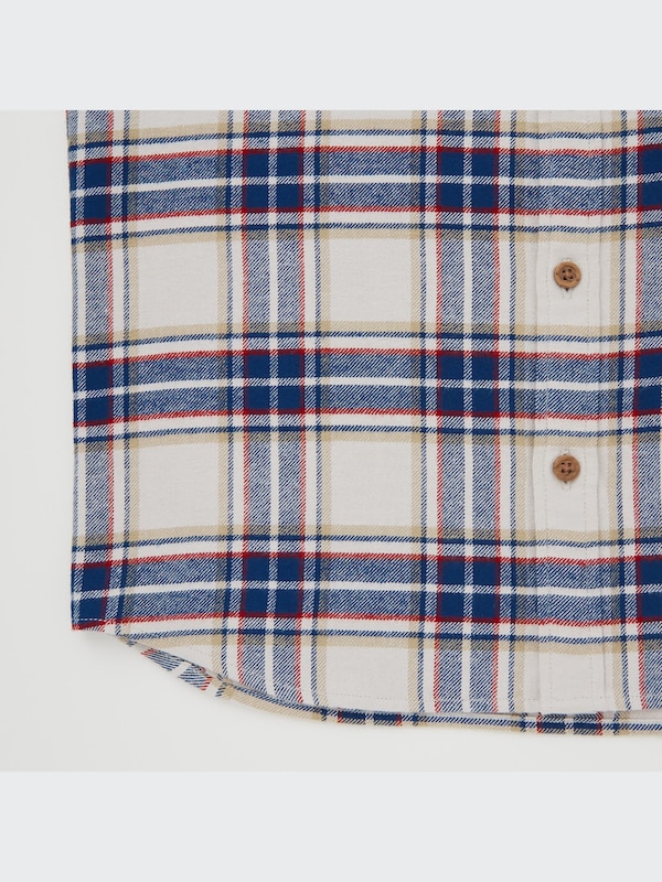 Flannel Plaid Long-Sleeve Shirt