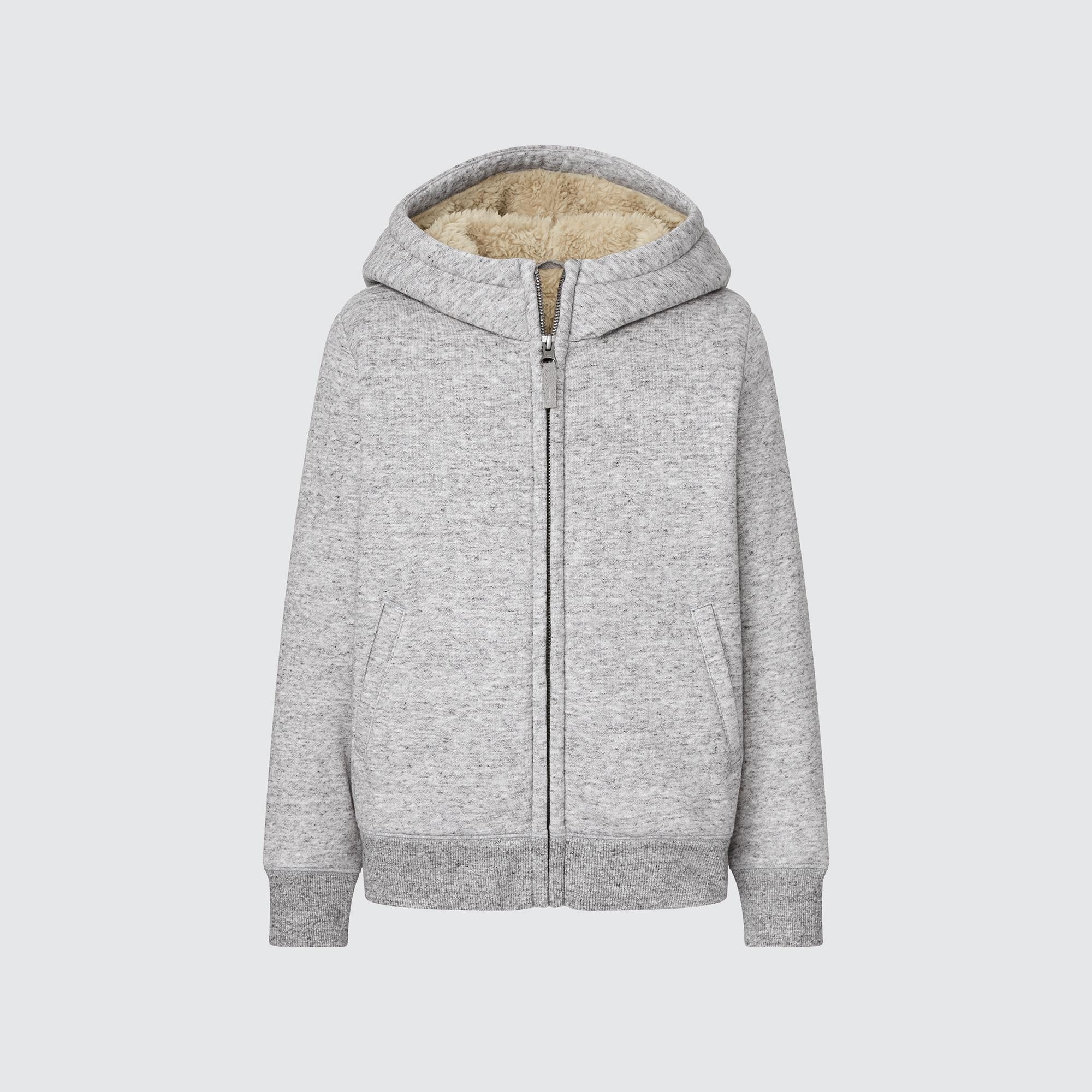 pile lined hoodie uniqlo