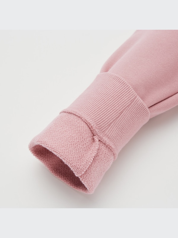 Pile-Lined Sweat Long-Sleeve Full-Zip Hoodie