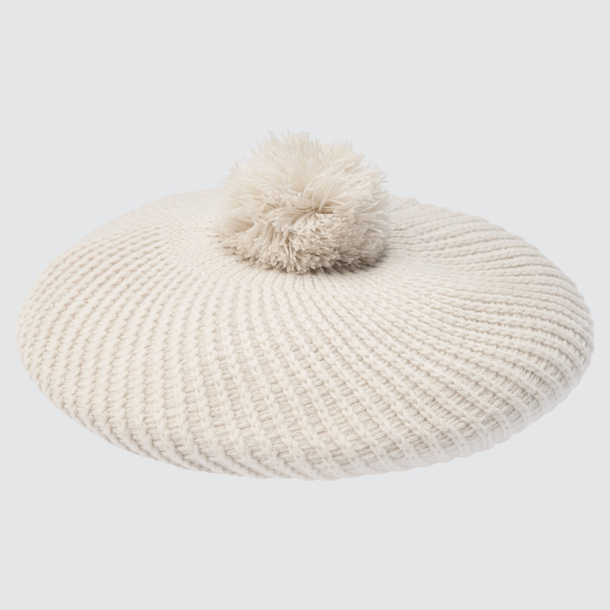 GIRLS HEATTECH KNITTED BERET CAP 