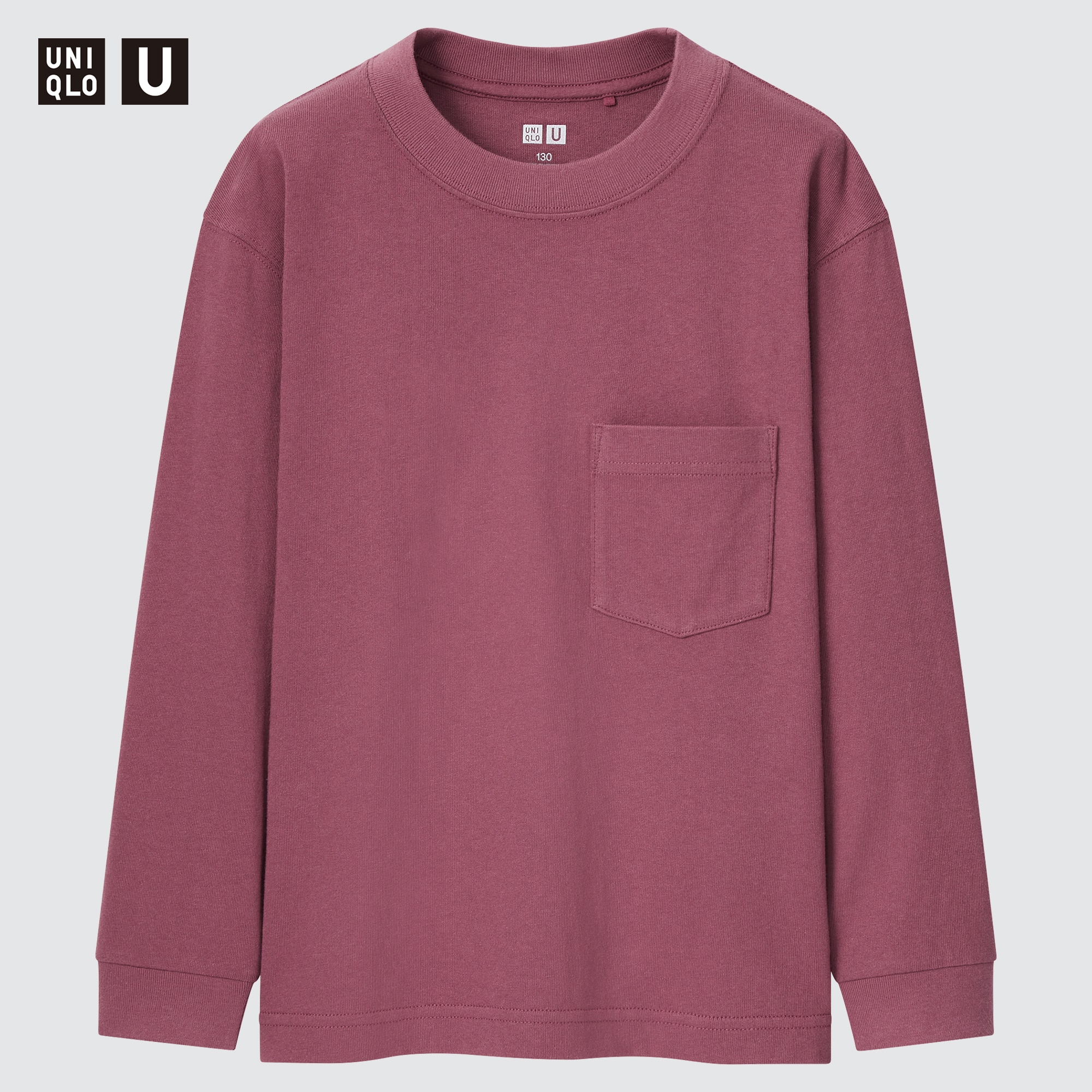 Kids Uniqlo U Crew Neck Long Sleeved T 