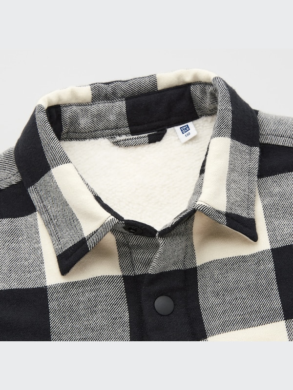 Flannel Pile-Lined Shirt Jacket