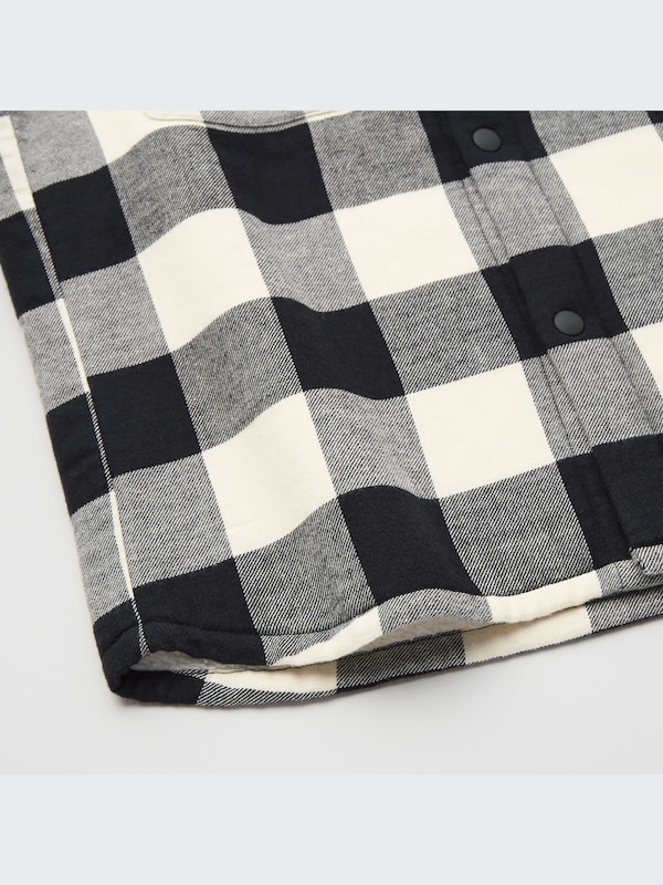Flannel Pile-Lined Shirt Jacket