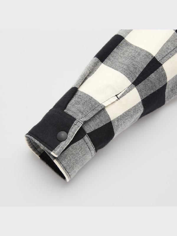 Flannel Pile-Lined Shirt Jacket