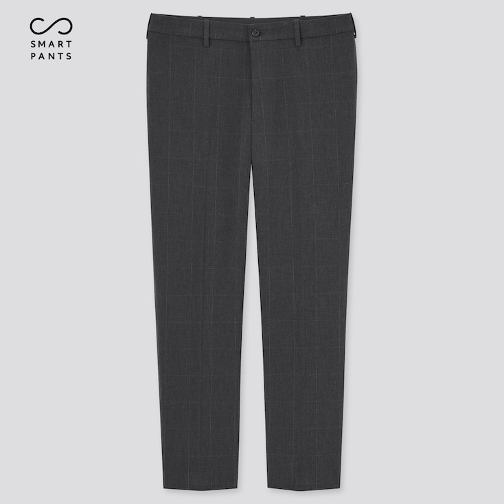 MEN SMART 2-WAY STRETCH WINDOWPANE ANKLE-LENGTH PANTS | UNIQLO US