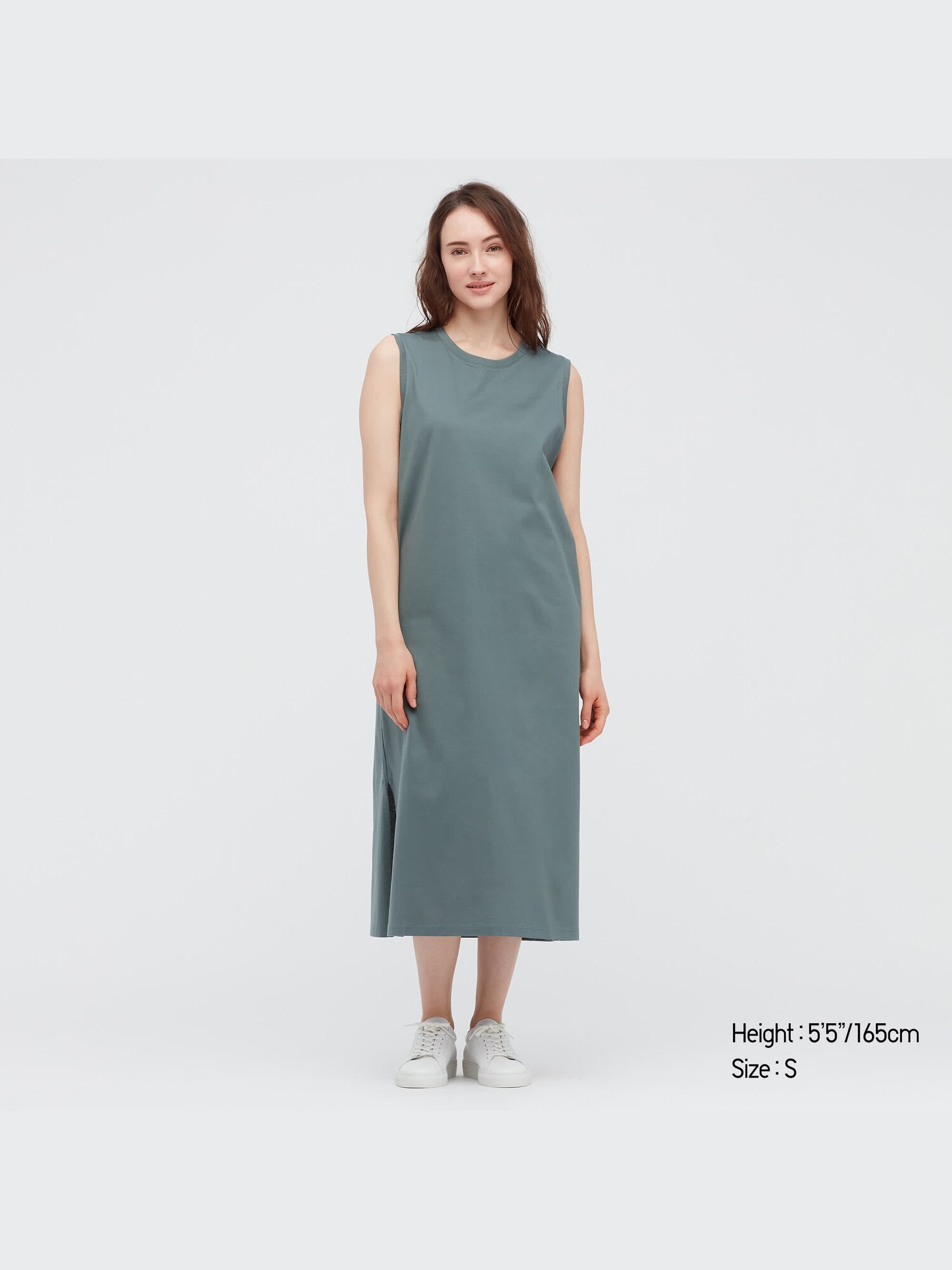 Women's Mercerized Cotton Sleeveless Long Dress | UNIQLO US