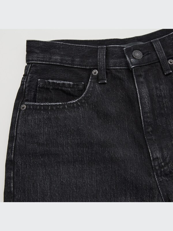 High-Rise Denim Shorts