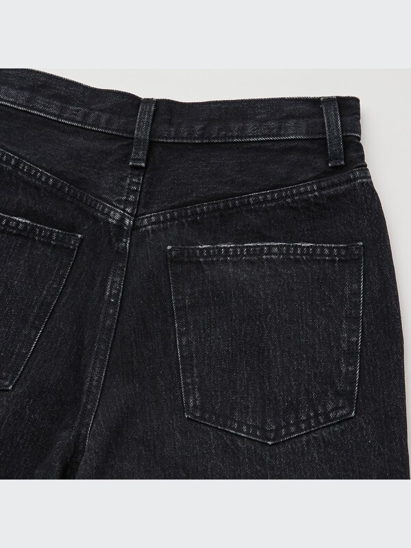 High-Rise Denim Shorts