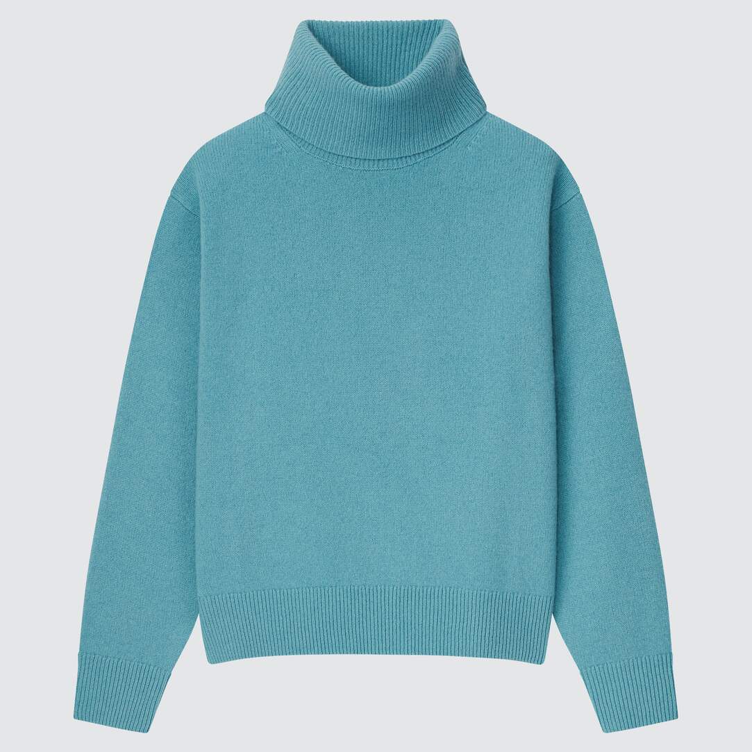 WOMEN 100% PREMIUM LAMBSWOOL TURTLENECK JUMPER