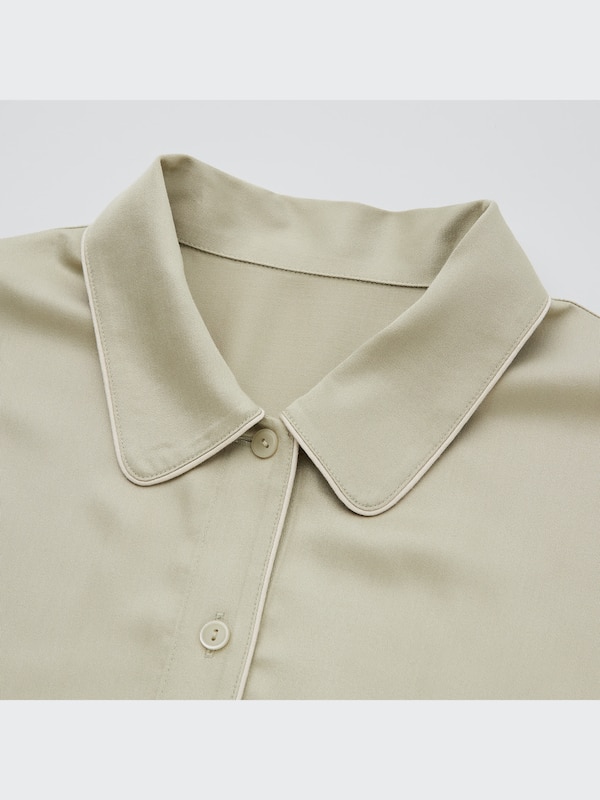 Satin Short-Sleeve Pajamas