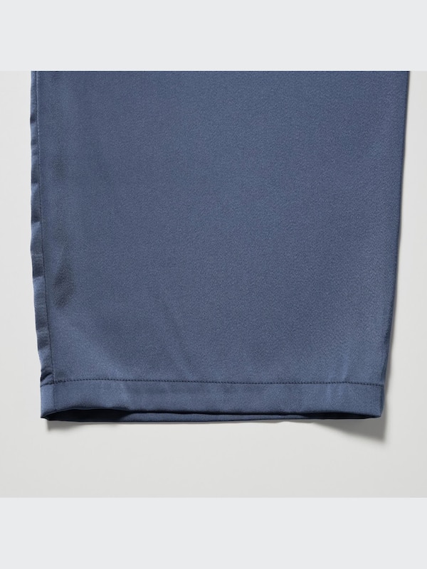 Satin Drape Straight Pants