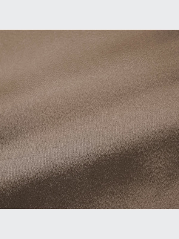 Satin Drape Straight Pants