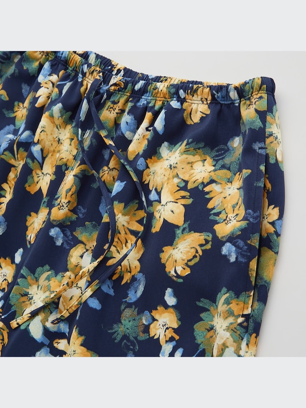 Satin Drape Straight Pants