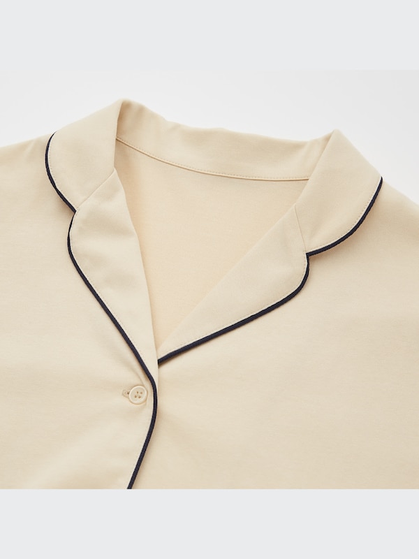 AIRism Cotton Long-Sleeve Pajamas