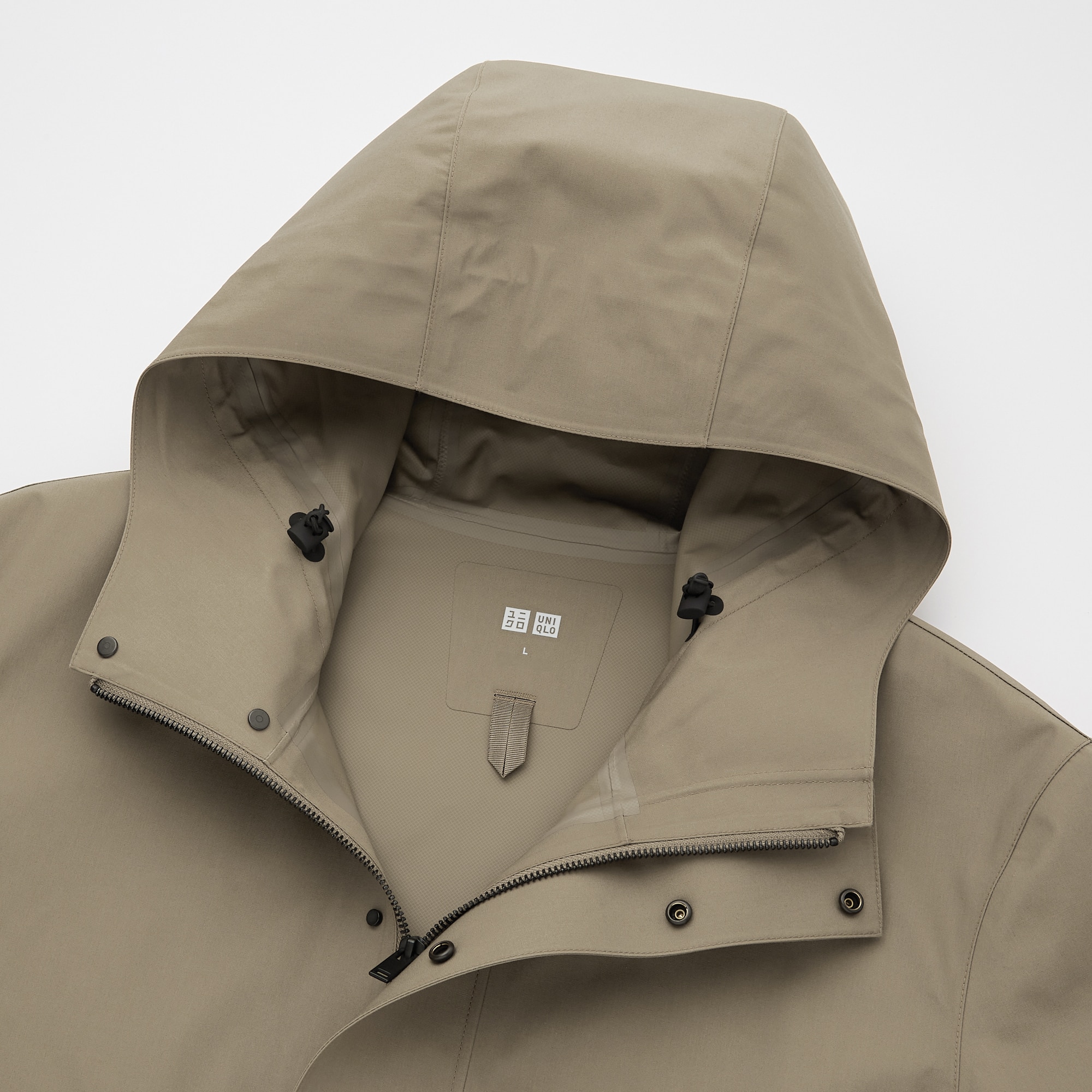 blocktech hooded coat