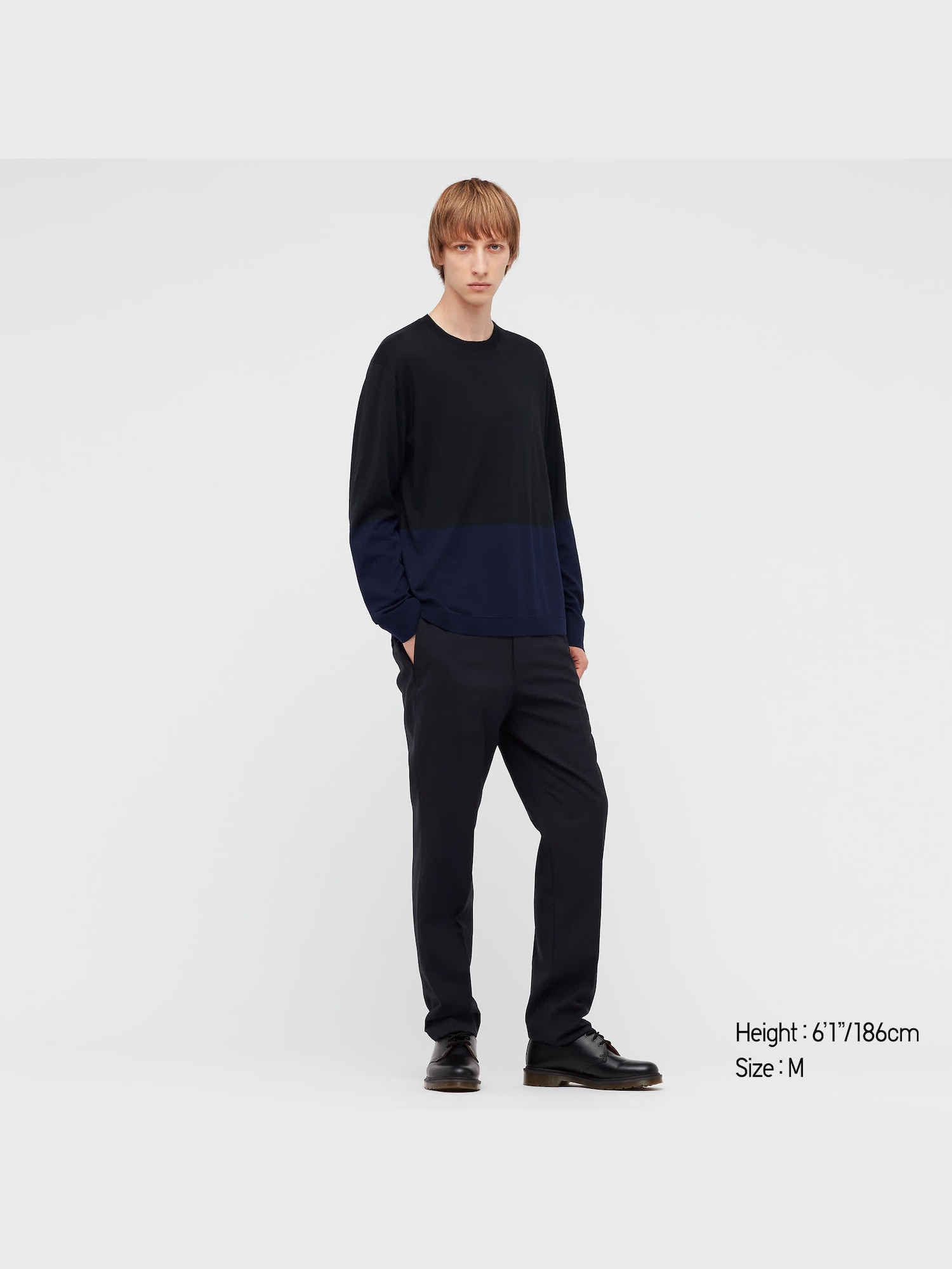 Men's +J Silk-Cotton Crew Neck Long-Sleeve Sweater | UNIQLO US