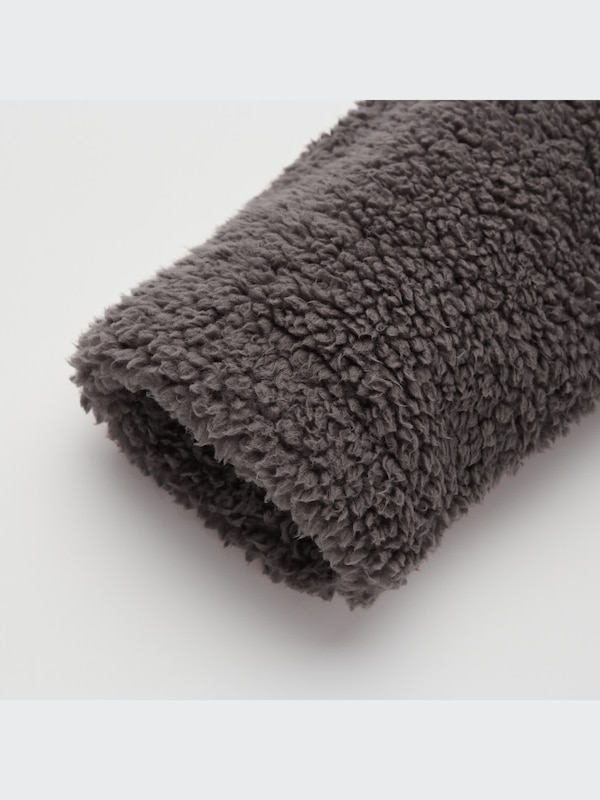 Pile-Lined Fleece Tailored Coat