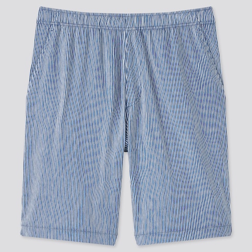 Men's Cotton Striped Boxer Shorts Personalized Teenage Drawstring