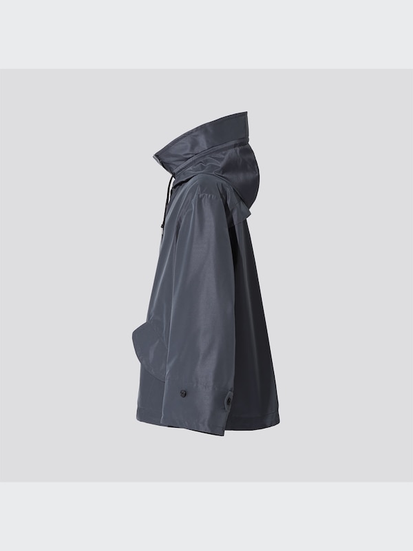 +J Silk-Blend Oversized Parka