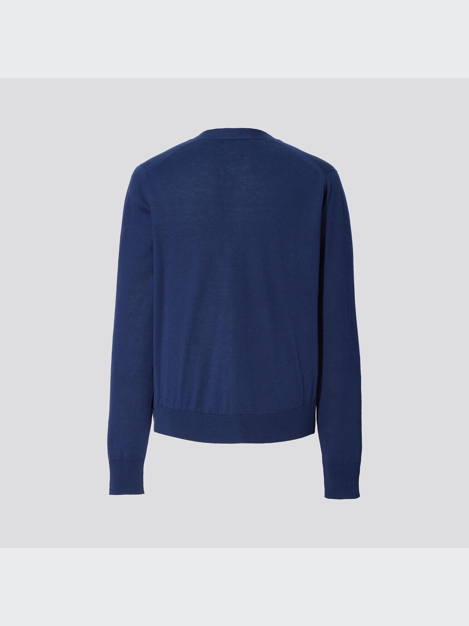 ユニクロ +J ジルサンダー コットンシルク カーディガン ネイビー UNIQLO - ユニクロ +J ジルサンダー コットンシルク