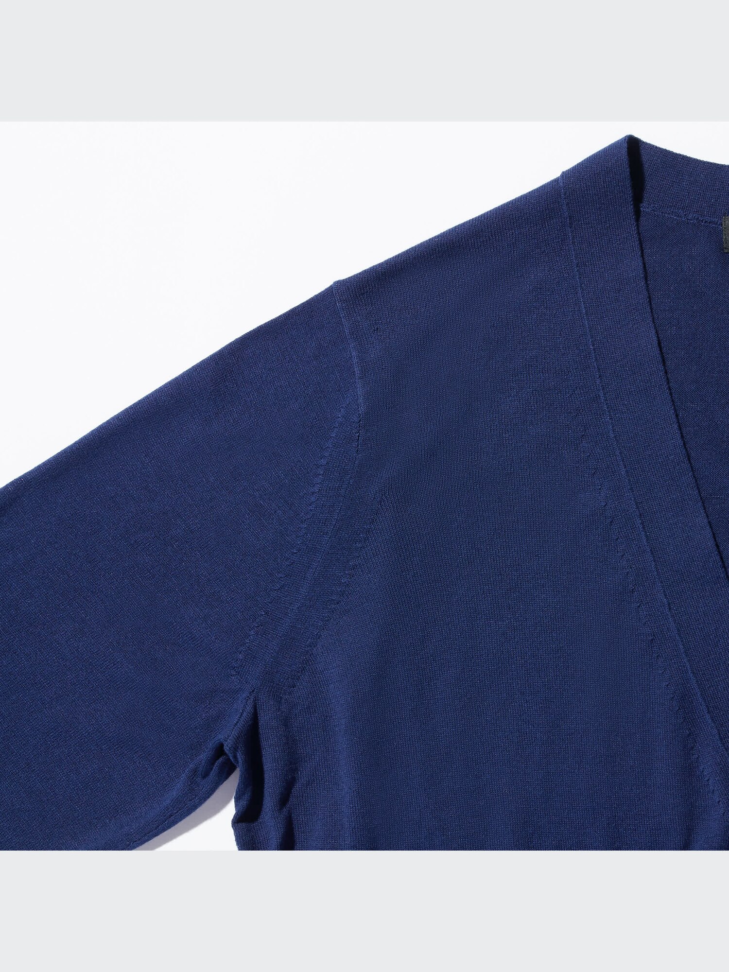 J Silk-Cotton V-Neck Cardigan | UNIQLO US