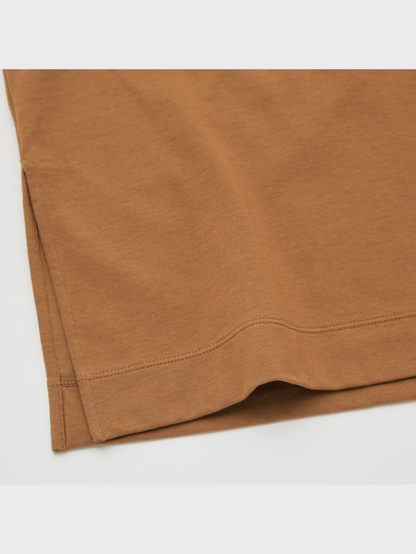 Mame Kurogouchi AIRism Cotton Oversized Half-Sleeve T-Shirt