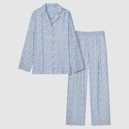 Women Joy Of Print Satin Flower Print Pyjamas