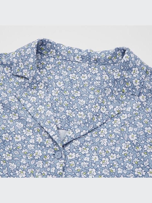 Joy of Print Satin Long-Sleeve Pajamas